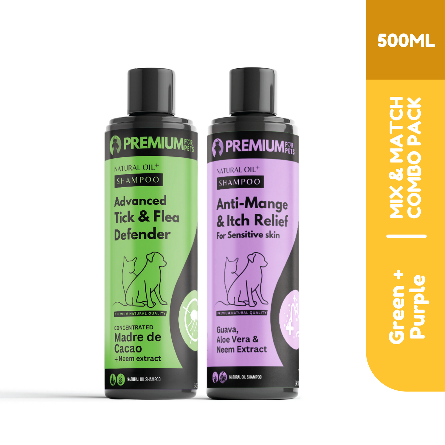 Anti-Mange & Tick Defender Combo | Organic Itch Relief for Sensitive Skin