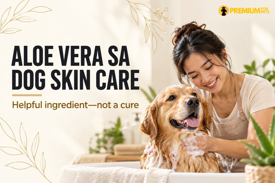 Aloe vera sa dog skin care: helpful ingredient, not a cure