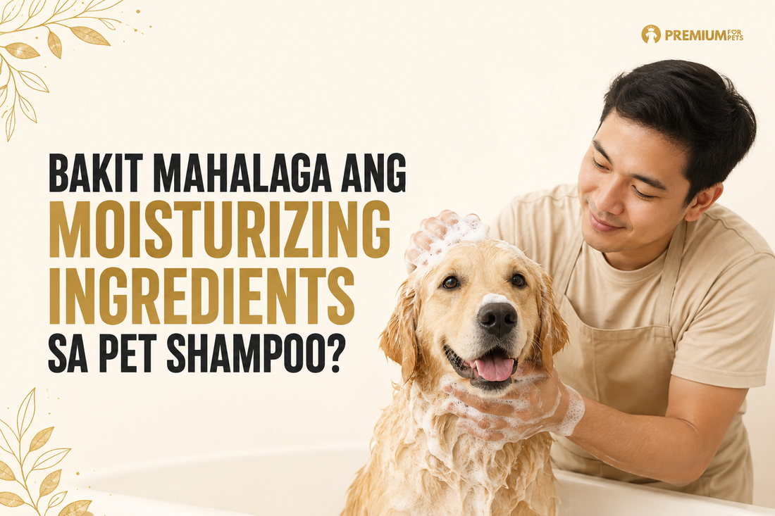 Bakit mahalaga ang moisturizing ingredients sa pet shampoo