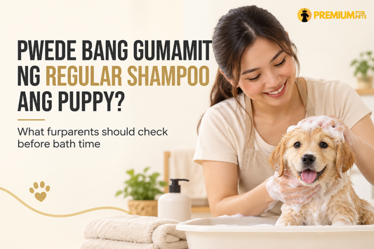 Pwede bang gumamit ng regular shampoo ang puppy?