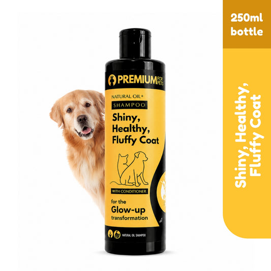 Shiny, Healthy, Fluffy Coat, 2-in-1 Organic Pet Shampoo & Conditioner