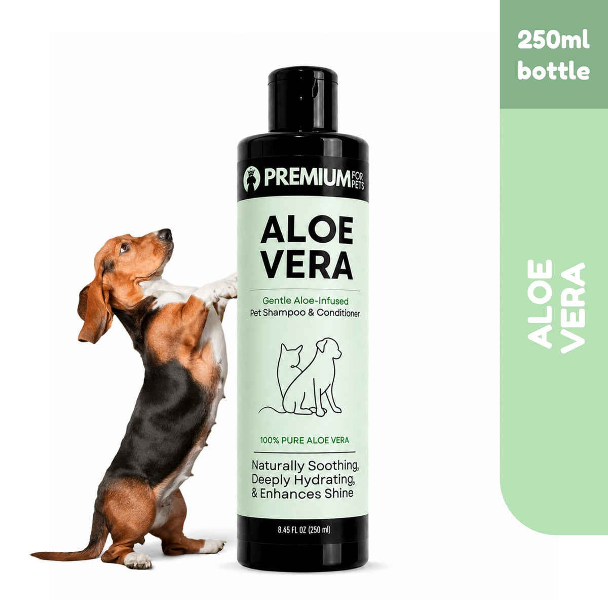 Aloe Vera, 2-in-1 Organic Pet Shampoo & Conditioner