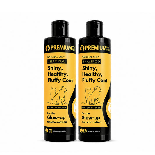 TWIN PAWS DUO – 2 Shiny, Healthy & Fluffy Coat Shampoos