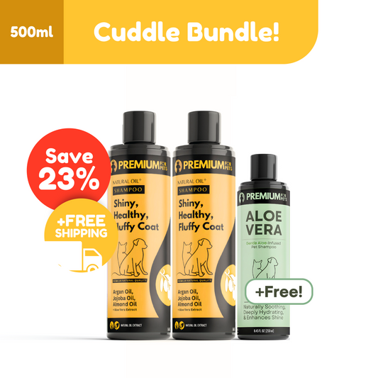 CUDDLE BUNDLE 2 Shiny, Healthy, Fluffy Coat + Free Aloe Vera Shampoo
