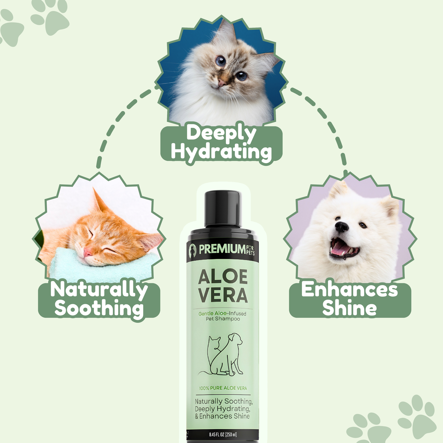 Aloe Vera, 2-in-1 Organic Pet Shampoo & Conditioner